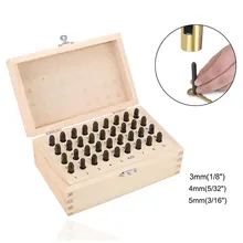 36 шт. углерода Сталь с изображением букв и цифр Марки Удар комплект закаленный Металл Дерево Кожа ремесло Штамп Инструменты комплект прямая HR