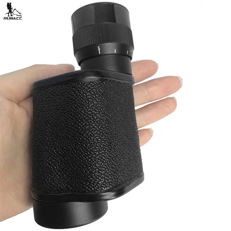 

RUNACC Monocular Mini 8x30 Monocular High-definition Monocular Telescope Portable Pocket Monoculars Black