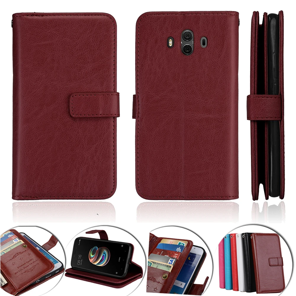 

Leather Wallet For Huawei Mate 10 Case Cover Flip Coque For Huawei Mate 10 Cover Stand Holder Capa For Huawei Mate 10 Phone Case