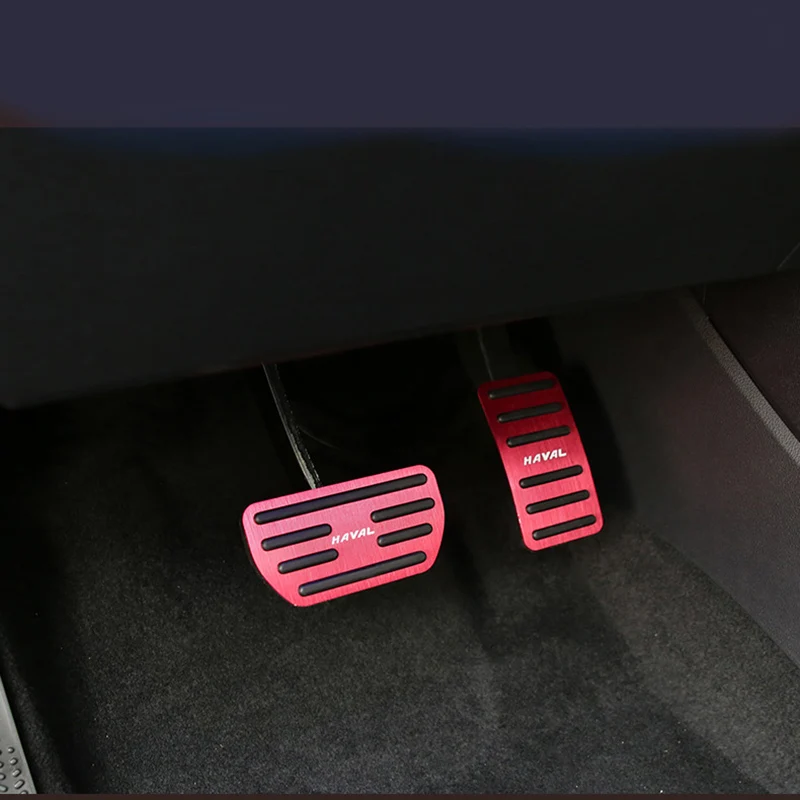 Автомобильные аксессуары алюминиевые автомобильные педали для Haval H4 H6 F5 F7 AT