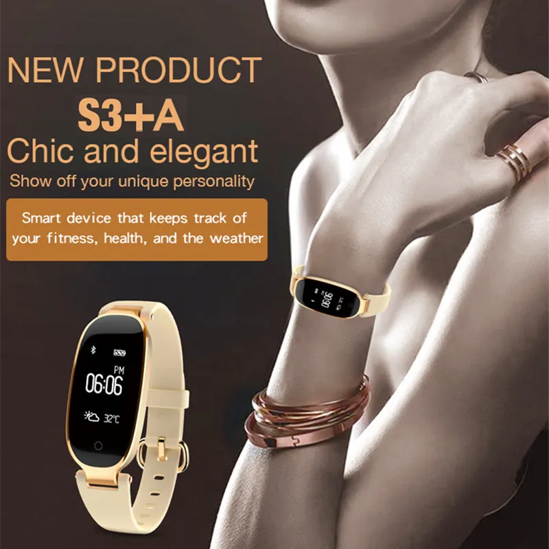 New Bluetooth S3 Smart Watch Fashion Women Lady Waterproof Digital Heart Rate Monitor Fitness Tracker Smartwatch For Android IOS New Bluetooth S3 Smart Watch Fashion Women Lady Waterproof Digital Heart Rate Monitor Fitness Tracker Smartwatch For Android IOS