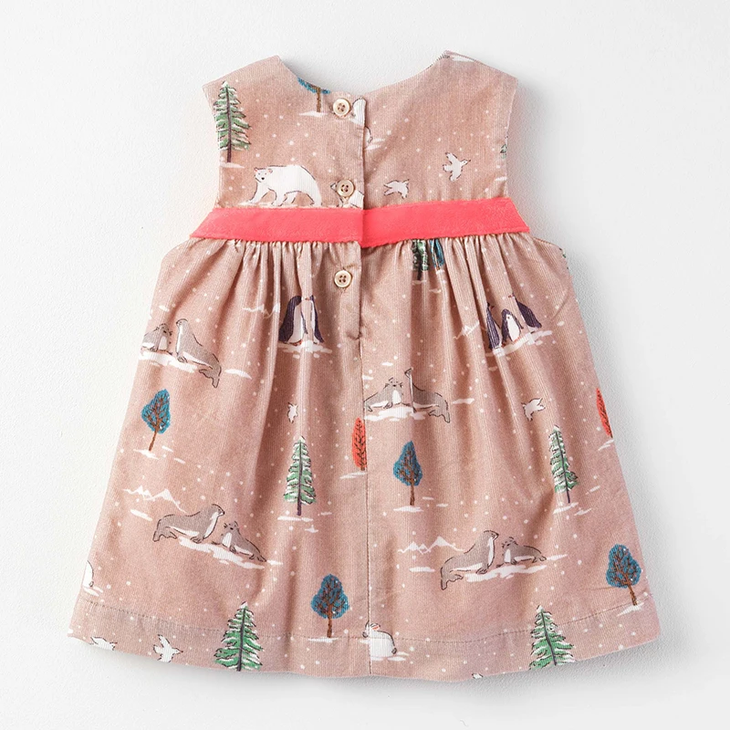 Little maven/детские ремни; платья для девочек; осенняя одежда для маленьких девочек; хлопковый с принтом животного; платье на подтяжках