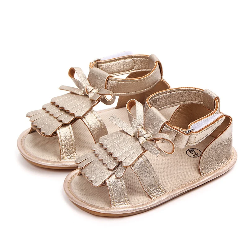 Baby Sandals Newborn Baby Girl  Shoes New Baby Tassel Sandal  Summer Bow Girl Toddler Shoes Baby Toddler Shoes M