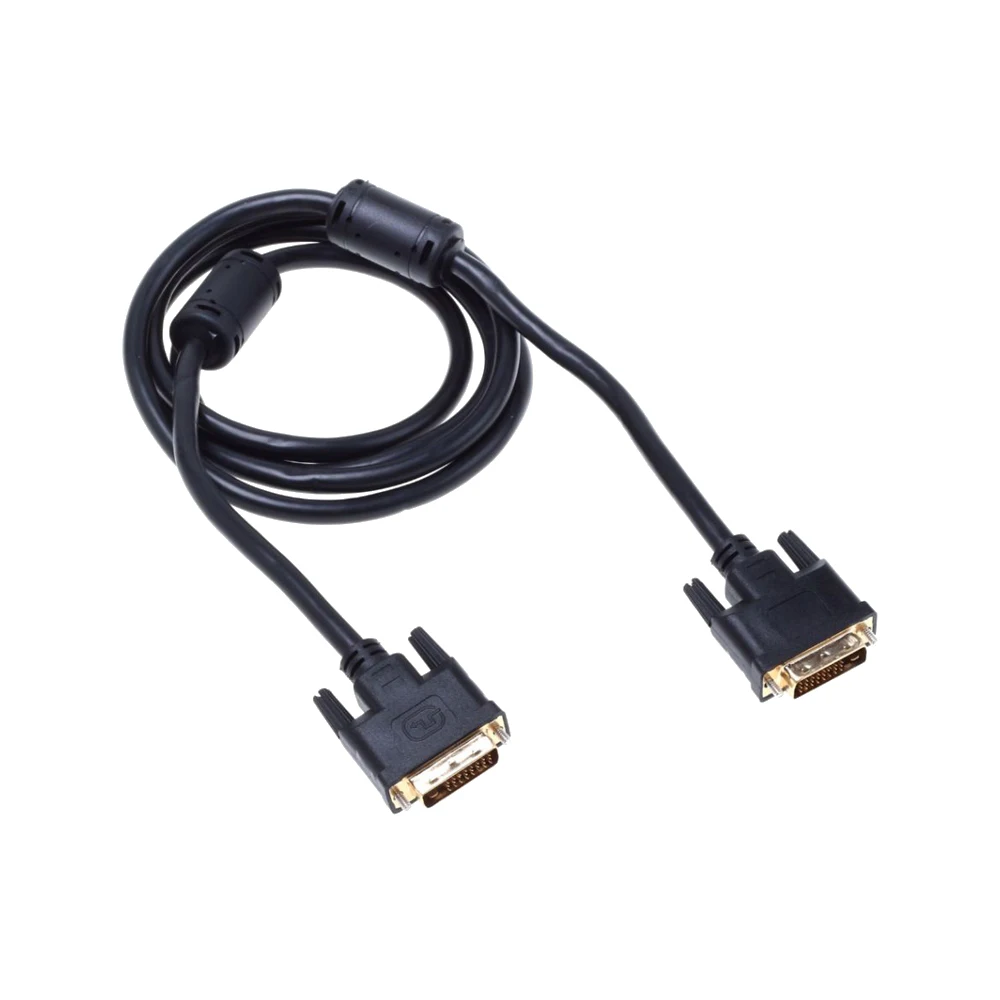 Кабель видео Buro DVI D(m)/DVI D(m) 1.8м. феррит.кольца Позолоченные контакты черный (BHP RET