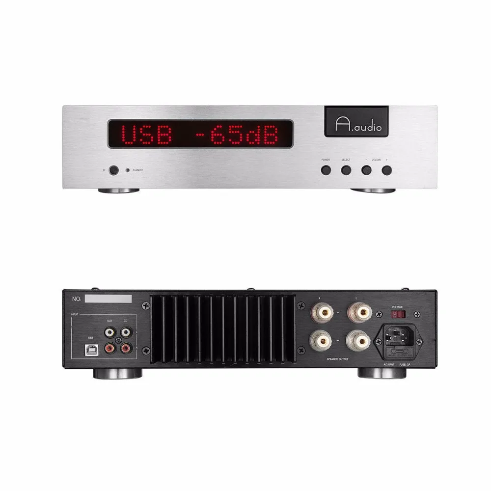 Douk аудио hi fi Мощный интегрированный трубный усилитель GE5670/трубный с PCM2706 + PGA232 USB