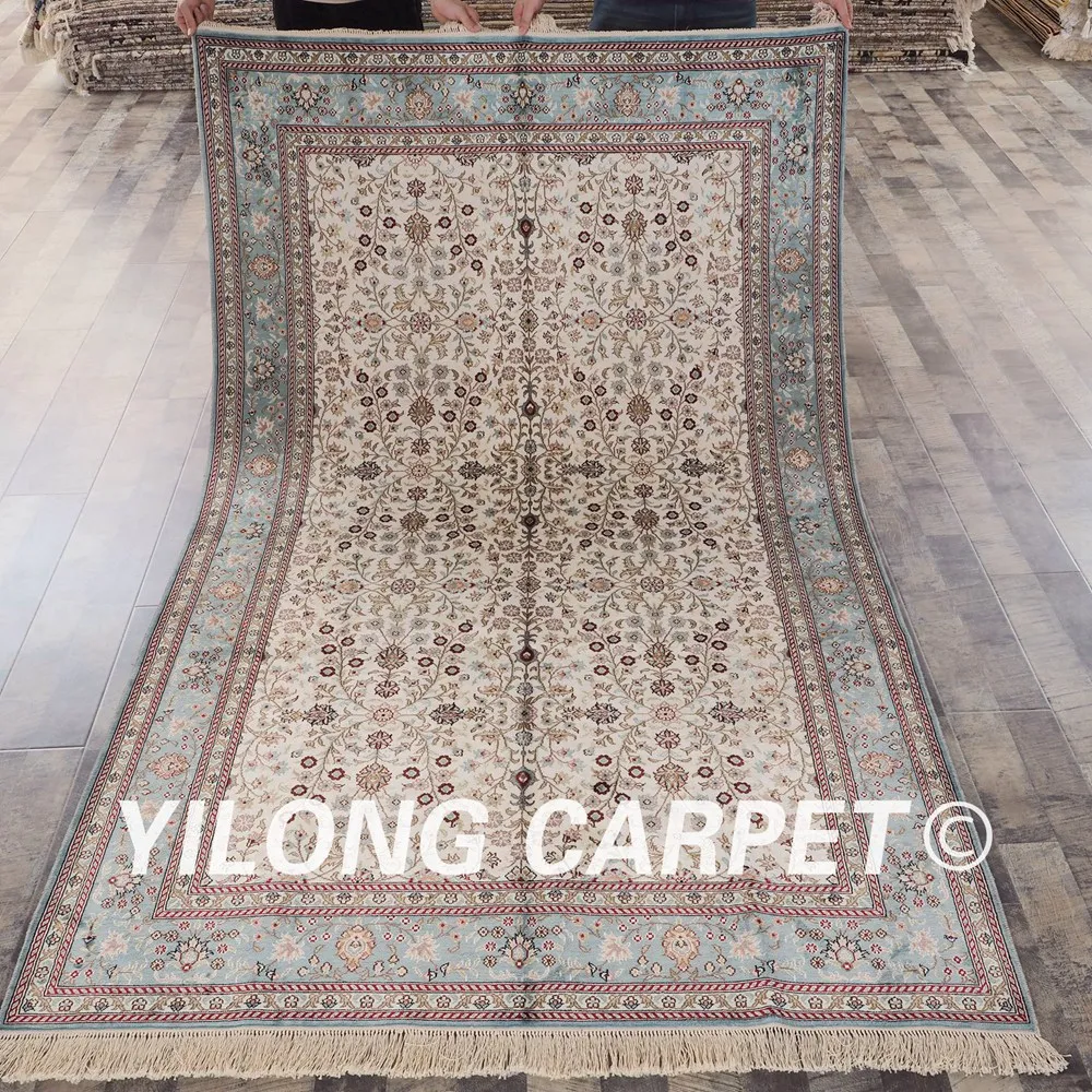 YILONG 5'x8' элегантные цветочные традиционные китайские ковры ручной вязки для продажи(YHW513B5x8