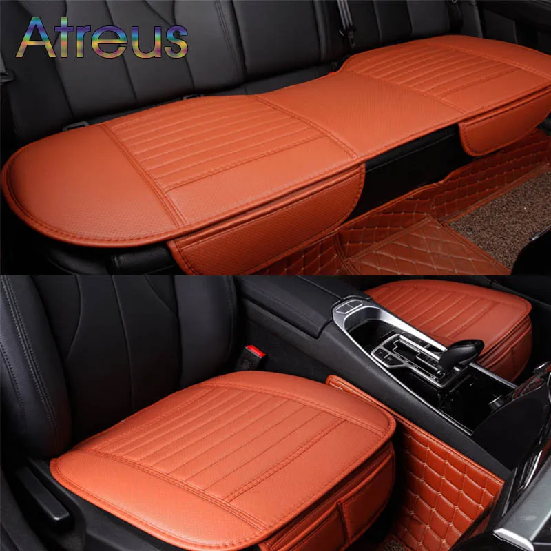 Чехлы на сиденья автомобиля Atreus всесезонные кожаные подушки для Citroen C4 5 3 2 Jeep Renegade