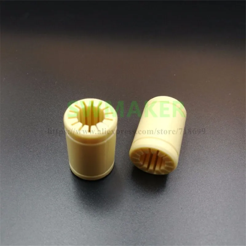Color : 10pcs XIANYUNDIAN 10pcs 3D Printer Parts LM8UU RJMP-01-08 Solid Polymer Bearing 8mm Shaft Plastic Linear Bearing for 3D Printers Repair Parts Color : 10pcs XIANYUNDIAN 10pcs 3D Printer Parts LM8UU RJMP-01-08 Solid Polymer Bearing 8mm Shaft Plastic Linear Bearing for 3D Printers Repair Parts