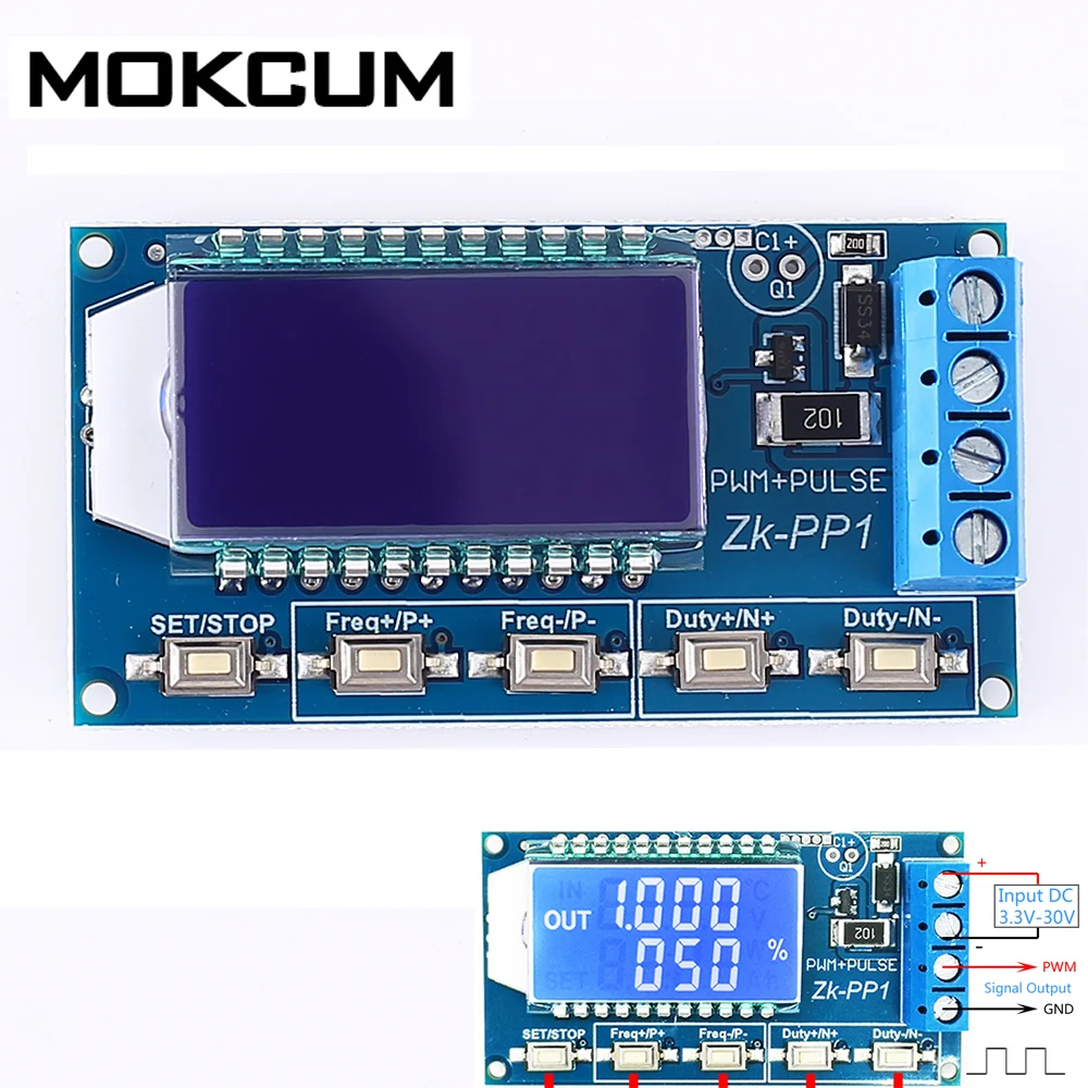 1 канальный Гц 150 кГц двойной режим LCD ШИМ импульсная Частота Рабочий цикл