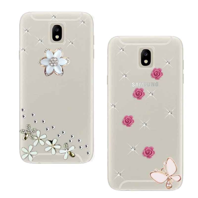 

For Samsung Galaxy J7 Neo J3 J5 A3 A5 A7 2016 2017 J6 J8 J4 A2 Pro 2018 Note 8 9 Bling Rhinestone Case Cover Glitter Phone Shell