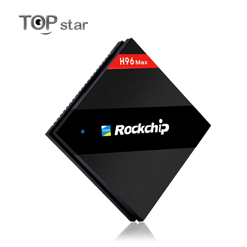 5pcs H96 MAX H2 LED Screen Android 7.1 Smart TV Box RK3328