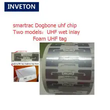 Спортивная бирка dogbone Smartrac инкрустация с monza r6 чип марафон гонки синхронизации браслет тег для триатлона синхронизации системы