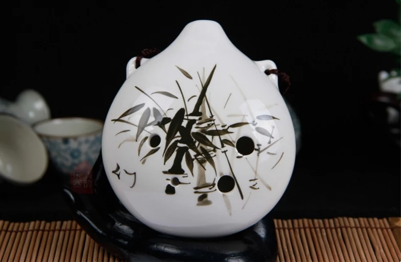 6 отверстий Ocarina Alto F/AF китайские керамические музыкальные инструменты украшения