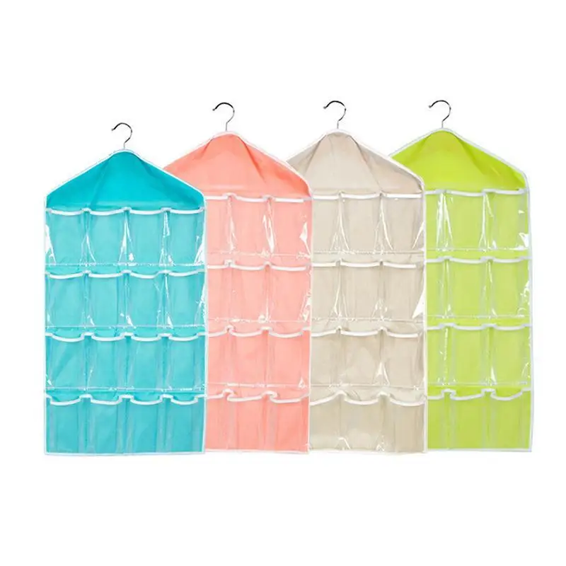 16 Pockets Over Door Hanging Storage Bag Case Organizer Wall Door Hanger Closet Underwear Socks Bra Storage Organizer 16 Pockets Over Door Hanging Storage Bag Case Organizer Wall Door Hanger Closet Underwear Socks Bra Storage Organizer