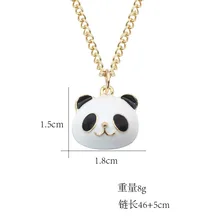 12 шт/лот милые панды 3D сплав ожерелье модные аксессуары для дней рождения и вечеринок Takeaways сувениры подарки
