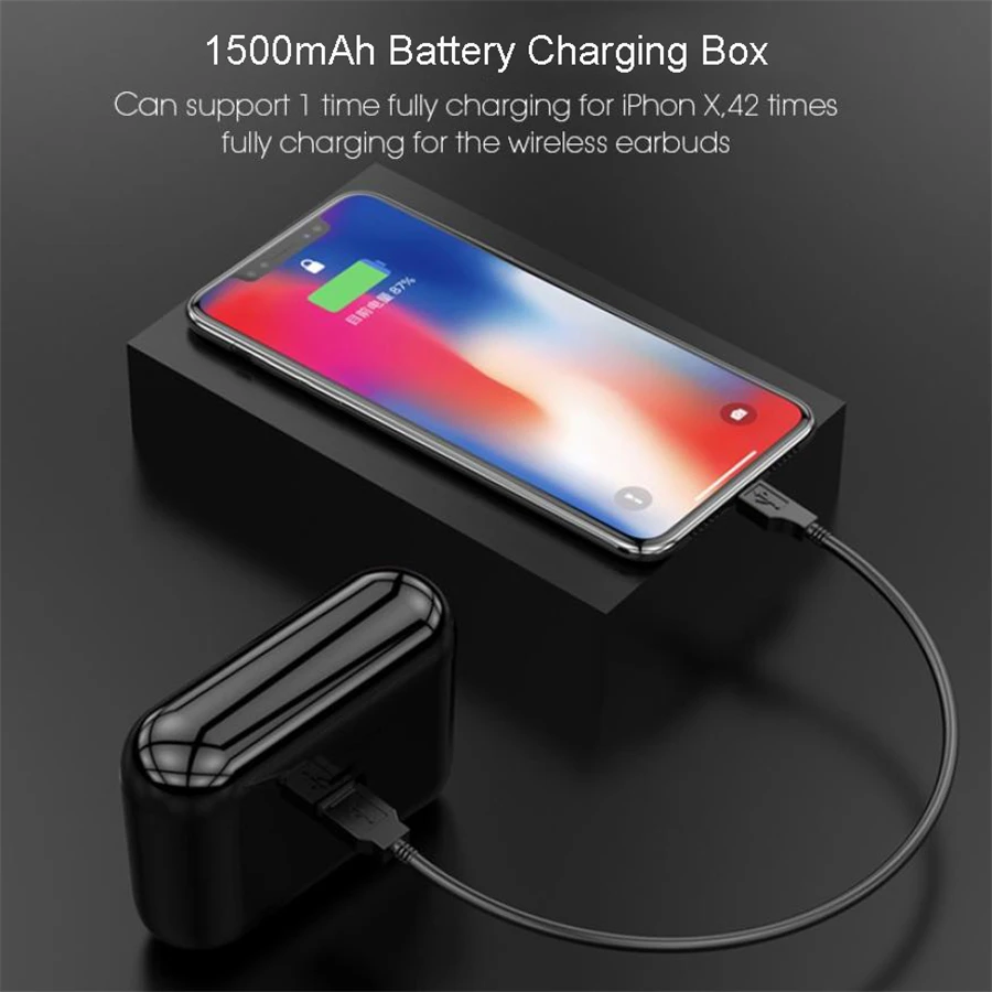 Bluetooth 5 0 Earphones TWS Mini Wireless Blutooth Earphone Hands free Head Phone Sport Earbuds Gaming Headset PK i10 i12 i9s