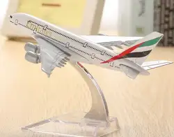 Модель самолета Боинг A380 emirates airline самолета A380 Металлический Твердые моделирование модель самолета для детей игрушки подарок на Новый год