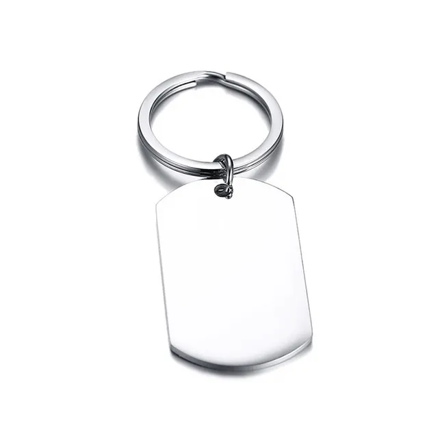 Buy Stainless Steel Large Size Blank Hand stamped Keychains Diy Engraved from