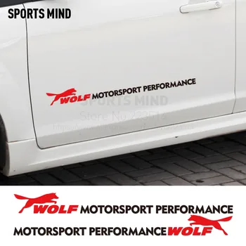 

3 Pairs SPORTS MIND Wolf MOTORSPORT Door sticker For FORD FOCUS Mondeo Fiesta seat renault opel saab mazda hyundai accessories