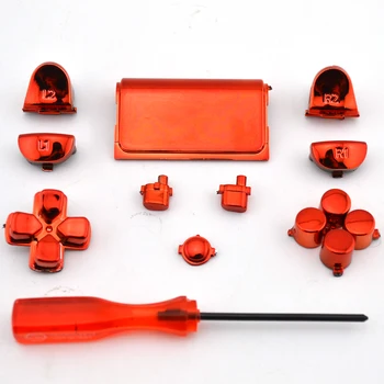 

xunbeifang Glossy For PS4 Wireless Controller Joysticks Dpad R1/L1/R2/L2 Buttons full buttons For Sony PS4 Dualshock 4