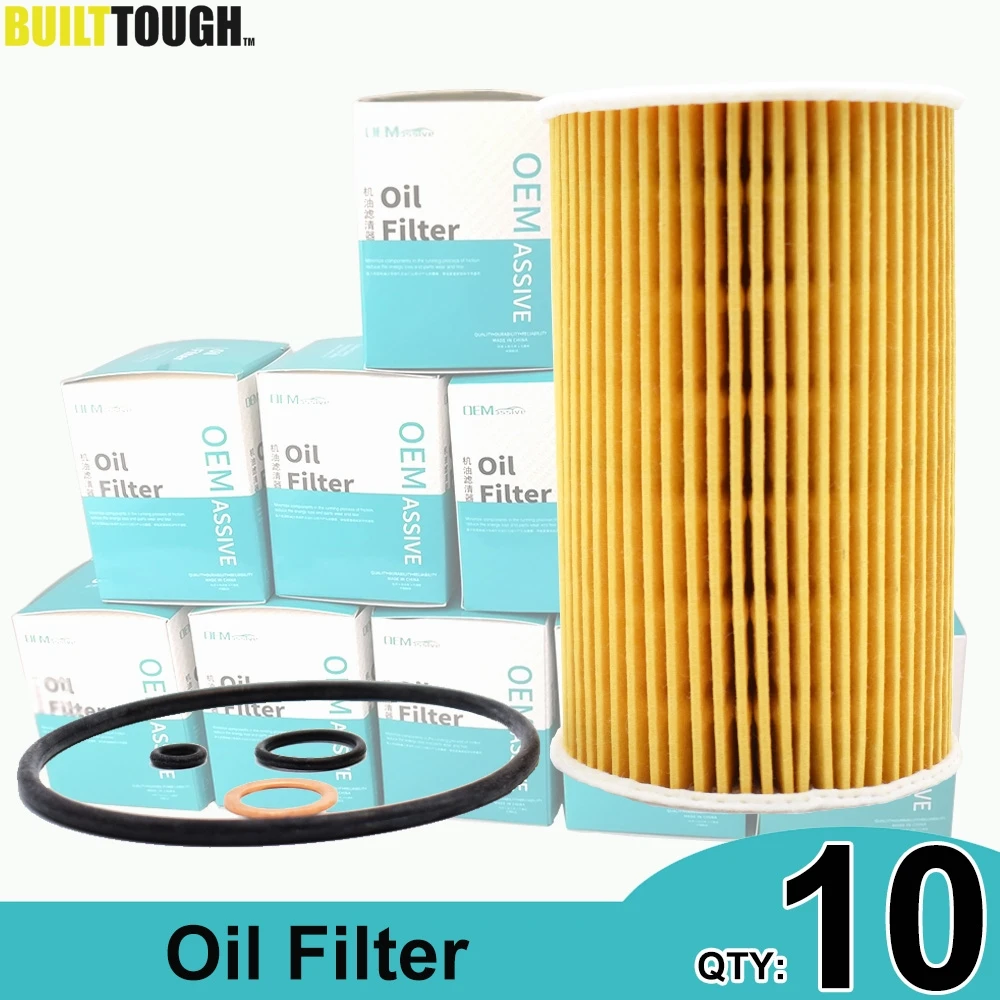 

QTY 10, 11421432097 Oil Filter For BMW 3 Series E30 318i 1987-1991 1.8L / Z3 1.9i 1995 1996 1997 1998 1999 2000 2001 2002 2003