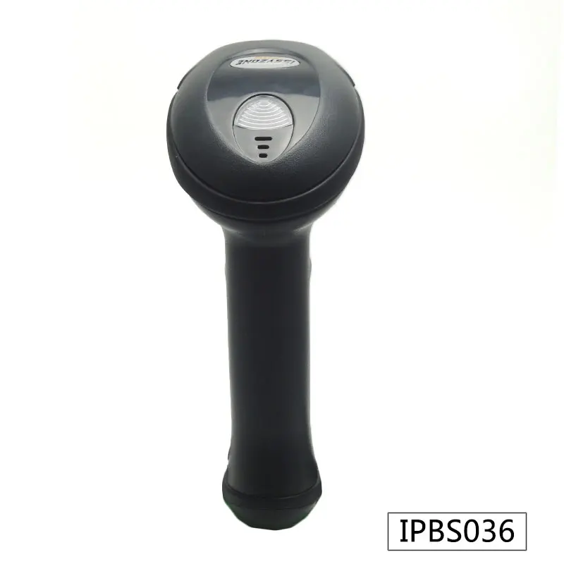 IssyzonePOS 1D الباركود ماسحة مع حامل المحمولة USB التلقائي ليزر السلكية الباركود ماسحة قارئ شفرة التّعرّف الباركود قارئ