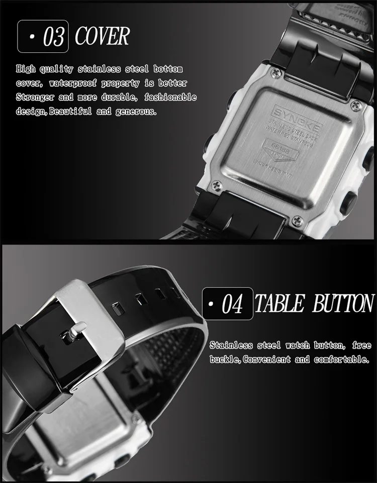 SYNOKE Fashion Kids Electronic WristWatch Digital Montre Enfant Shockproof Children's Watches for Boys Girls Kid Shock Clock L30