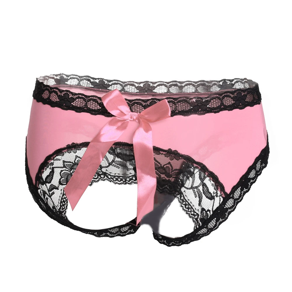 Sex Underwear Erotic Lingerie Exotic Apparel Lace Panties Fetish Sex Toys for Women Flirting Sex Products Adult Game For Couple - Color: Pink