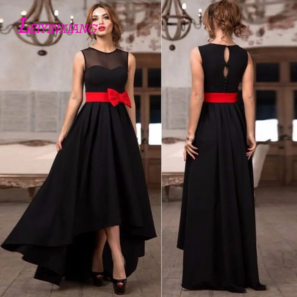 

LEIYINXIANG New Arrival Prom Dress Nuevo Vestido de Noche Largo Piso Longitud de La Sweetheart Sexy A-Line Sashes Bow Sleeveless