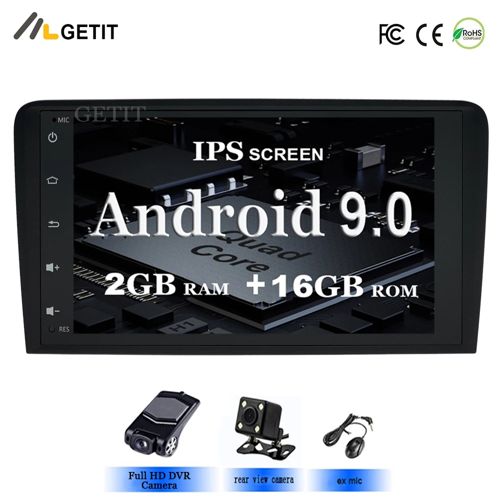 

DSP IPS 8'' Android 10 CAR GPS For Audi A3 8P Radio Multimedia 2003-2012 S3 2006-2012 RS3 Sportback 2011 stereo player BT WIFI