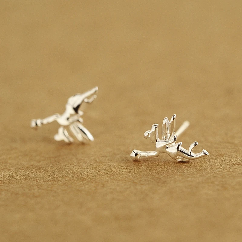 Женские маленькие серьги подвески из стерлингового серебра 925 пробы|925 sterling silver