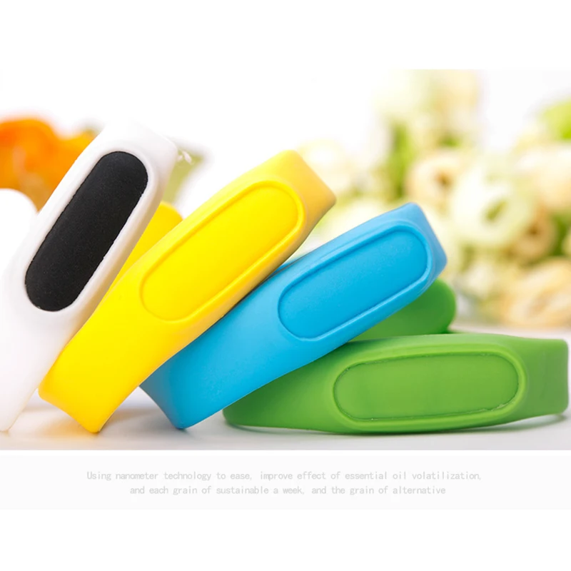 

3 Pieces Replaceable Mosquito Repellent Lump Herbal Natural Mosquito Bracelet Insect Bugs Control Repellent Repeller Wristband