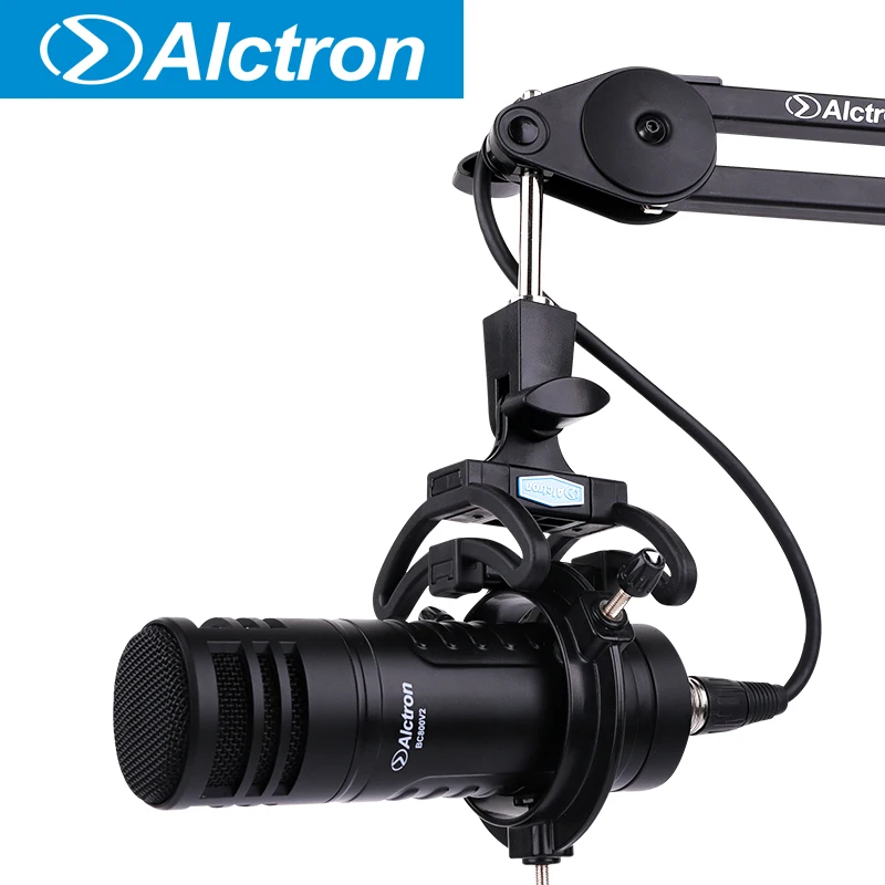 Alctron BC800V2 динамический РАДИОВЕЩАТЕЛЬНЫЙ микрофон используется в вокальной записи, инструмент сбора