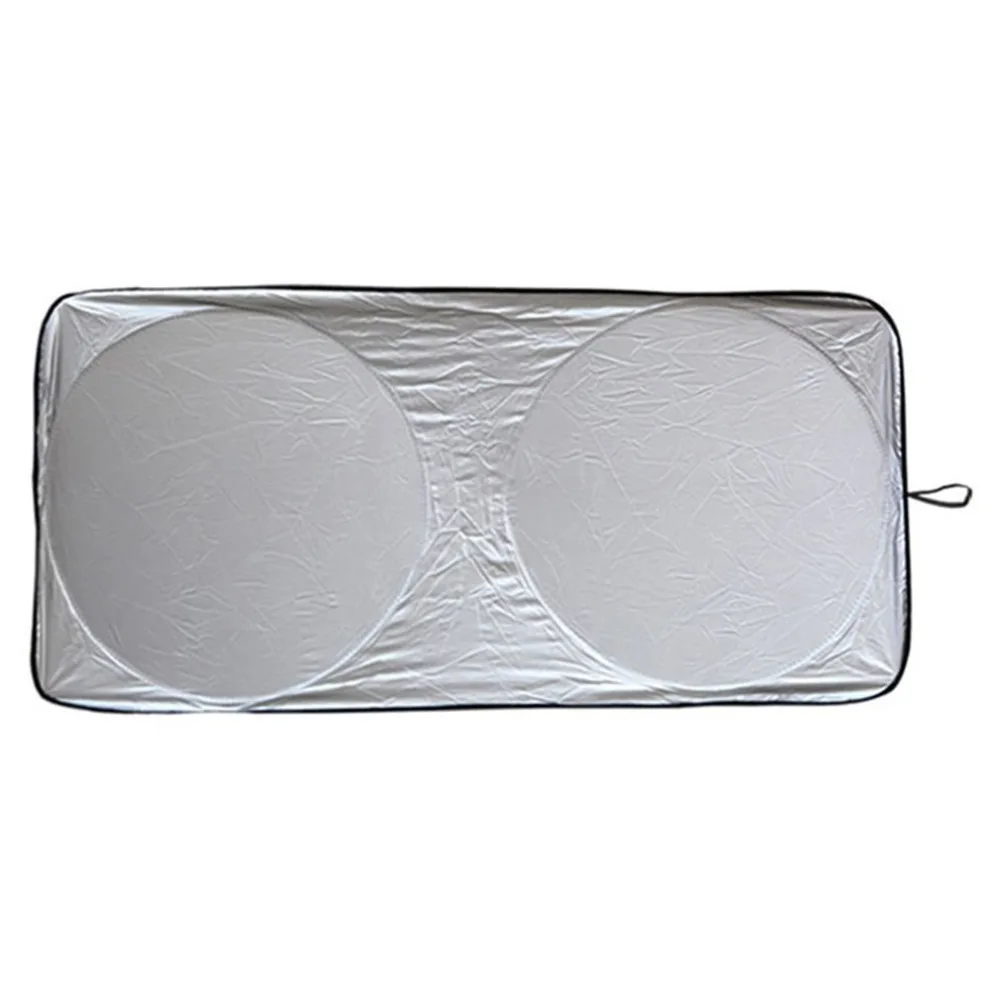 

Front Windshield Car Window Foldable Sun Shade Shield Cover Visor UV Block Aluminum Foil Silver