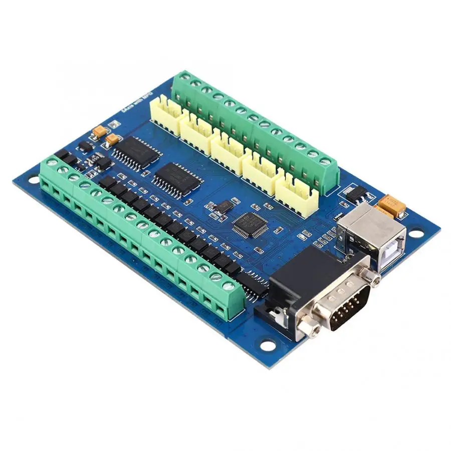 12 24V MACH3 USB 5 Ось 100 кГц контроллер движения плата для гравировки с ЧПУ|Драйвер