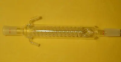 

200mm,24/40,Coiled Reflux Condenser,Made By Borosilicate Glass 3.3,Lab Glassware