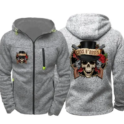 

Guns N Roses Rock Music Guns N Roses Hoodies Men Fashion Personality Zipper Sweatshirt Male Hoody Tracksuit Hip Hop Autumn Winte