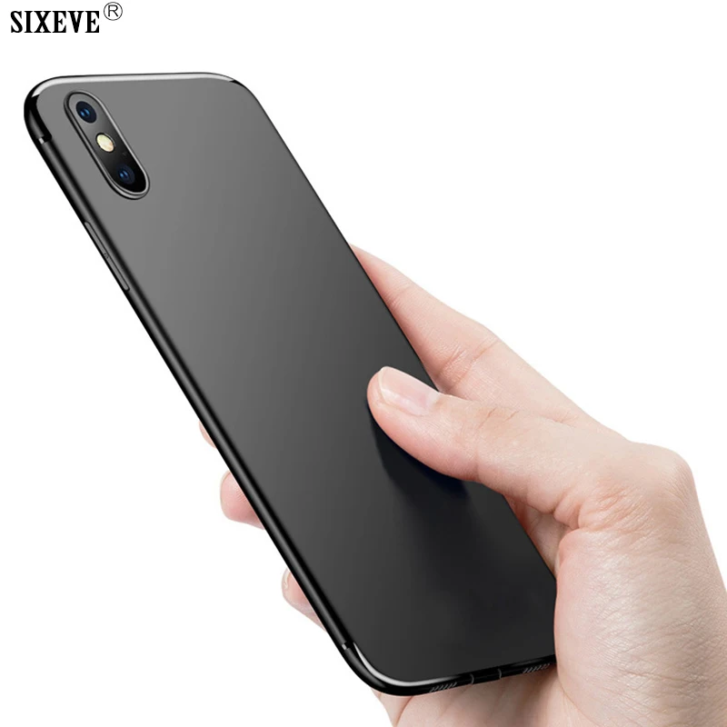 

SIXEVE Soft Silicone Case For iPhone X 6 S 6S 5 5S 5SE 7 8 Plus 6Plus 6SPlus 7Plus 8Plus Cell Phone Back Cover Casing Coque Etui