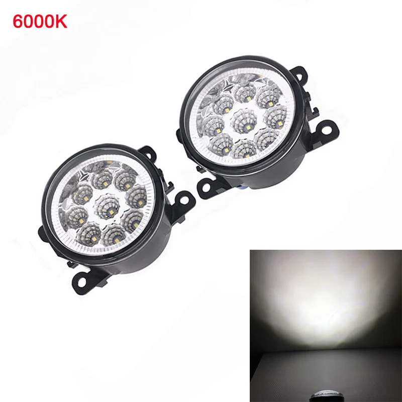 

2 Pcs LED Fog Lamp FogLights Fog Lamps Fog Lights for Ford Focus 2 3 MK2 MK3 MK4 2007 - 2015 For Ford Fiesta 2013 - 2015