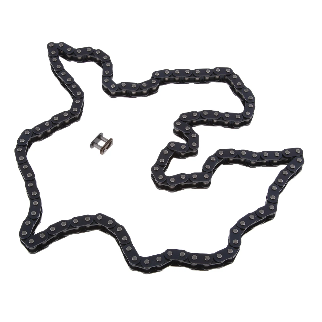 116 460mm T8F Chain Links with Spare Master Link for 47/49cc 2 Stroke ATV Motorcycle Car Accessories