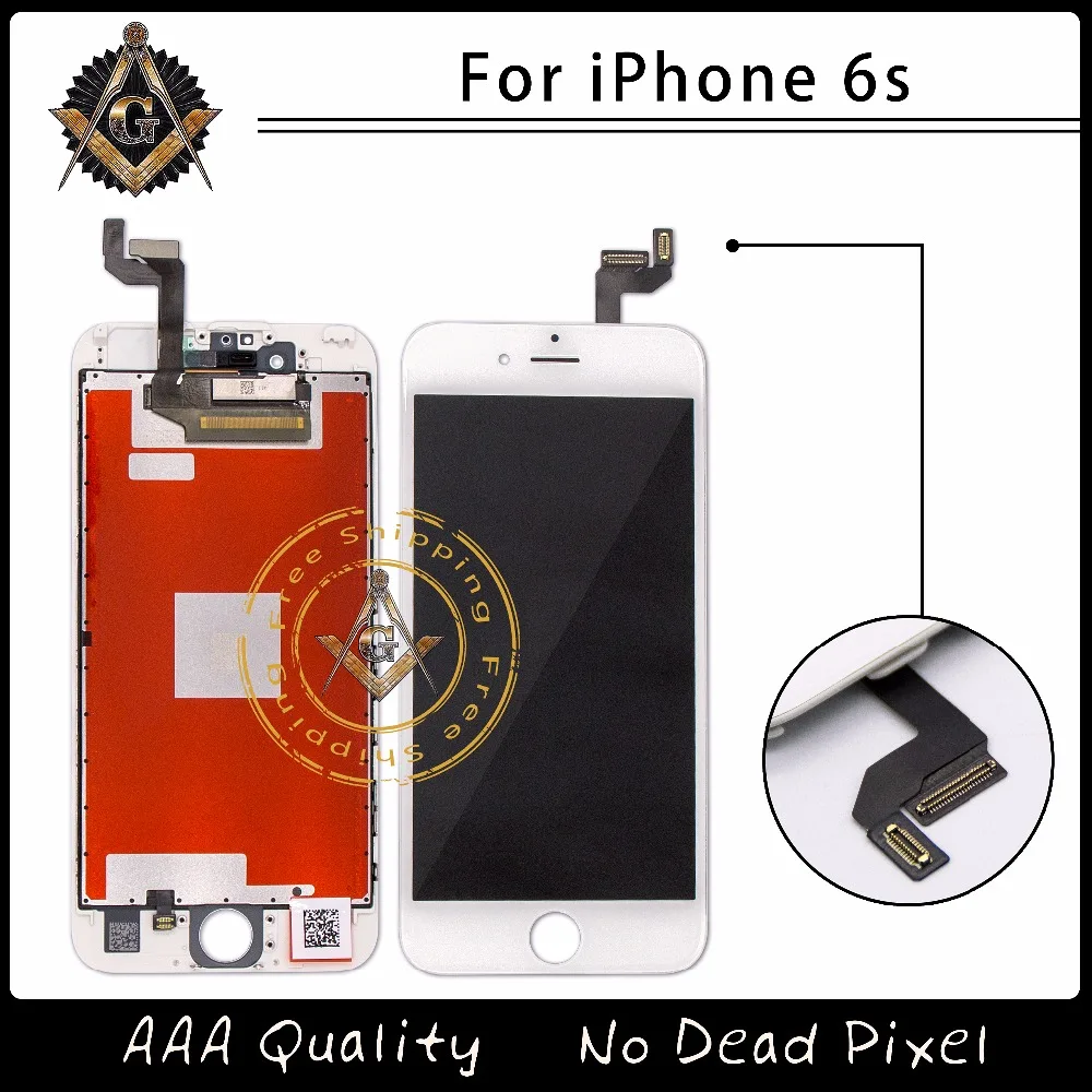 imágenes para 20 UNIDS/LOTE Mejor Grado de Calidad AAA Para el iphone 6 S Pantalla LCD Pantalla Digitalizador Asamblea Reemplazo En Stock Envío Libre de DHL gratis imágenes para 20 UNIDS/LOTE Mejor Grado de Calidad AAA Para el iphone 6 S Pantalla LCD Pantalla Digitalizador Asamblea Reemplazo En Stock Envío Libre de DHL gratis
