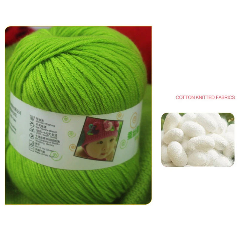 Buy 500g Organic Baby Wool Thick Yarn For Hand