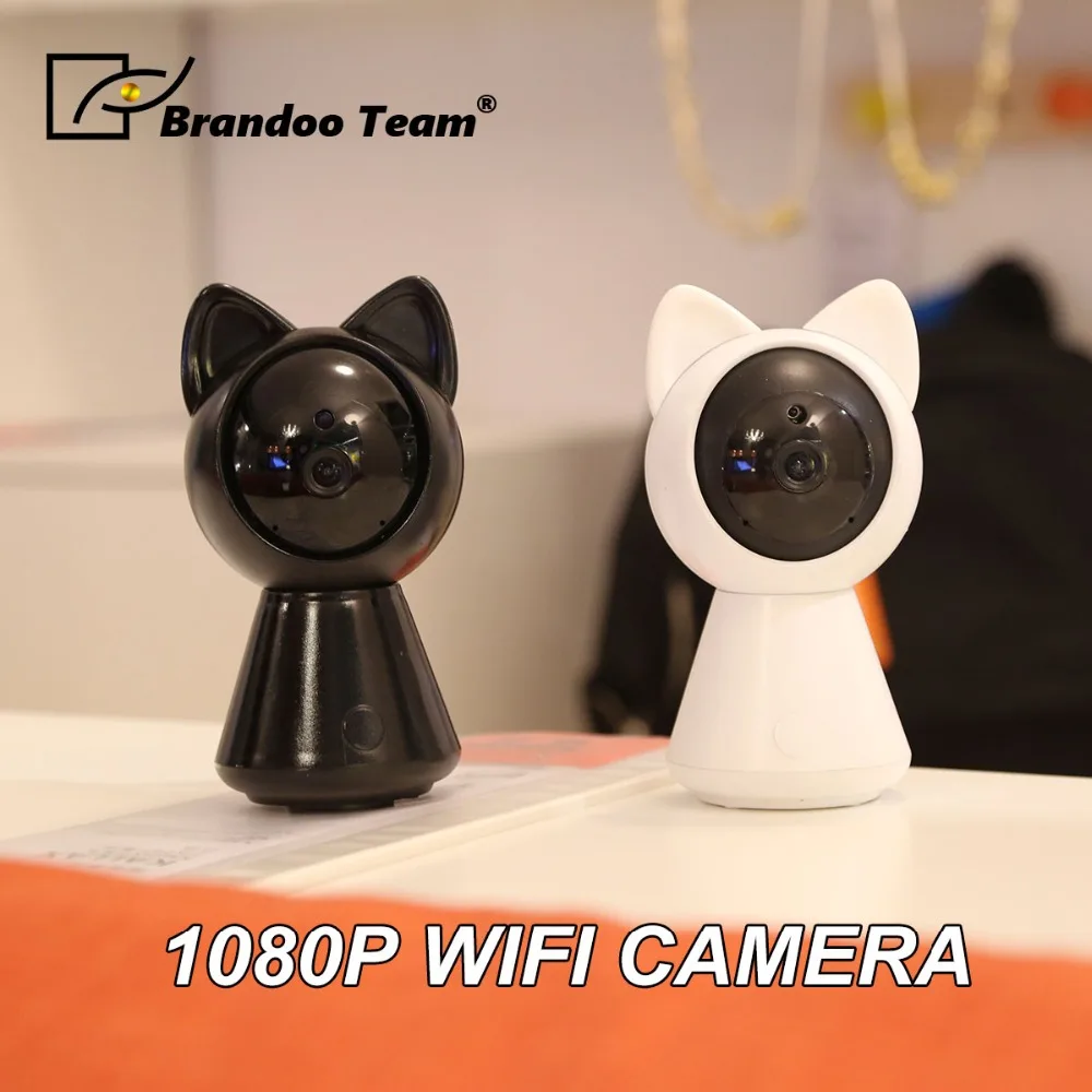 

Promotion!!Brandoo CAT-001 1080P WIFI Security Home Camera IP Network CCTV Camera Smart Camera P2P IR Night Free shipping