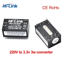 50 шт./лот AC DC 3,3 В 3 Вт HLK-PM03 понижающий модуль питания-преобразователь умный бытовой выключатель модуль питания