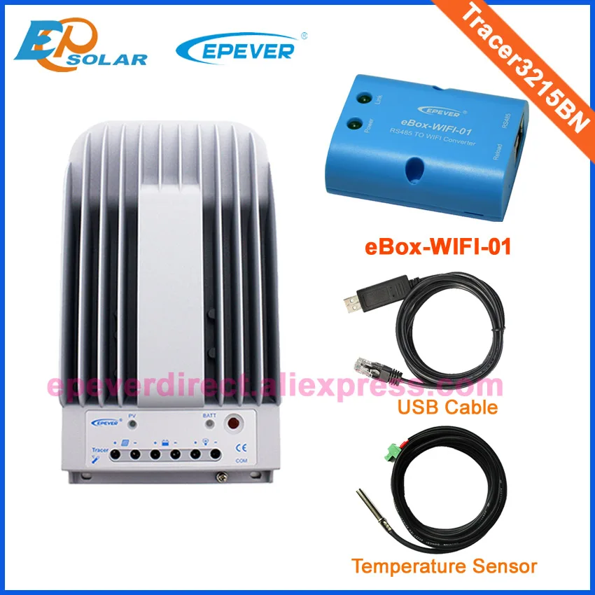 

30A Solar battery charging regulator with wifi function USB and sensor MPPT Tracer3215BN