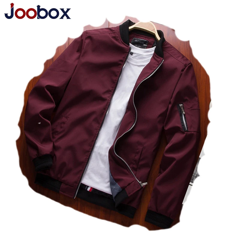 JOOBOX 2018 Весна черный Бомбер куртка хлопок для мужчин Уличная Хип-хоп Slim Fit пилот куртка пальто для мужчин куртки плюс размеры 4XL