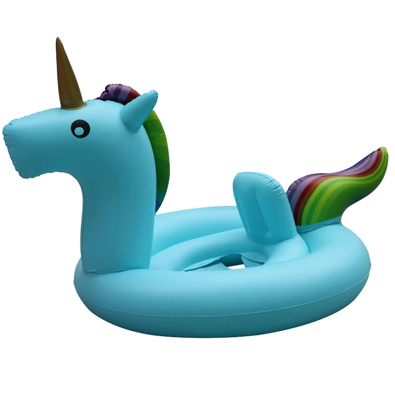 Фламинго Единорог форма детские надувной для бассейна детское сиденье Лето воды забавная игрушка Дети Laps плавательный кольцо от 0 до 4 лет