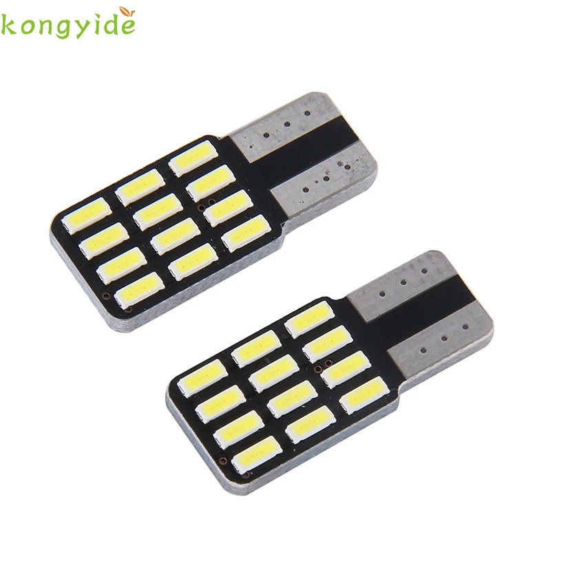 Комплект из 2 предметов, T10 W5W 4014 24SMD светодиодный автомобиль один номерной знак фары, аксессуары для автомобиля