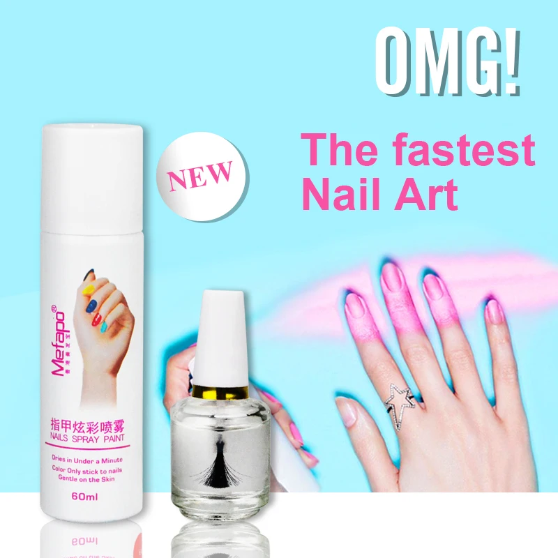 Дропшиппинг идеальный 60 мл Лак спрей базовый слой легко мыть Spray Nail Лаки быстро