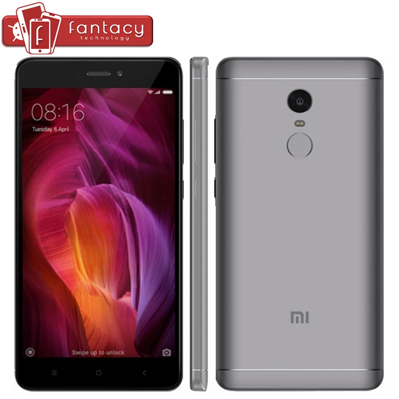 bilder für Globale Version Xiaomi Redmi Hinweis 4 Qualcom 4 GB 64 GB Smartphone Snapdragon 625 13MP Fingerprint ID 5,5 "1080 P MIUI 8,2 CE OTA bilder für Globale Version Xiaomi Redmi Hinweis 4 Qualcom 4 GB 64 GB Smartphone Snapdragon 625 13MP Fingerprint ID 5,5 "1080 P MIUI 8,2 CE OTA